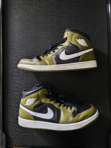Nike air jordan mid - 1, grün